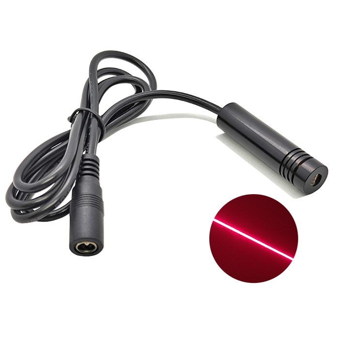 12V~24V 635nm 30mW~150mW Red Laser Module Focus Adjustable Line Laser Positioner Φ12x50mm